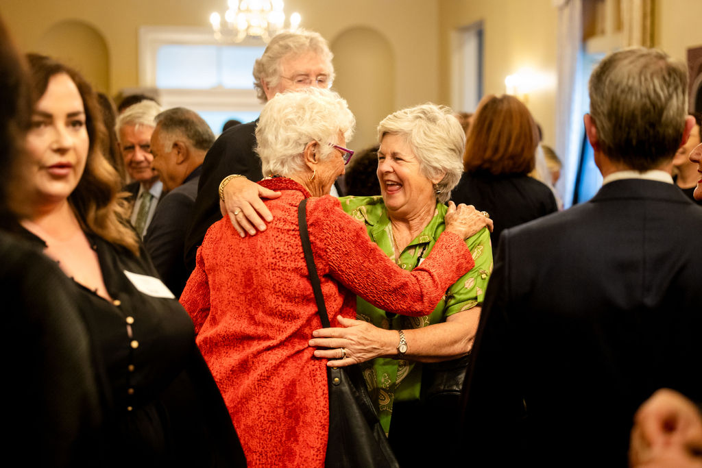 staff members at the 35 year event